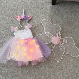 Pottery Barn Kids Light-Up Unicorn Tutu Halloween Costume